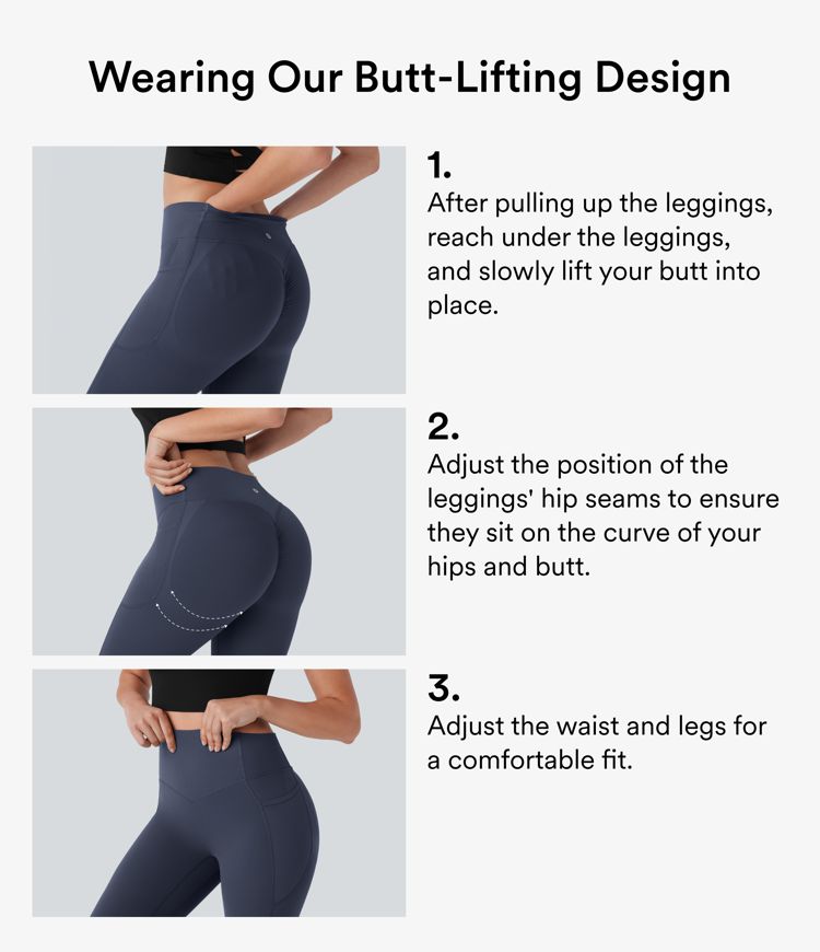 Halara UltraSculpt™ - Formende Workout-Leggings mit hohem Bund, Seitentaschen, Booty-Scrunch und Bauchkontrolle