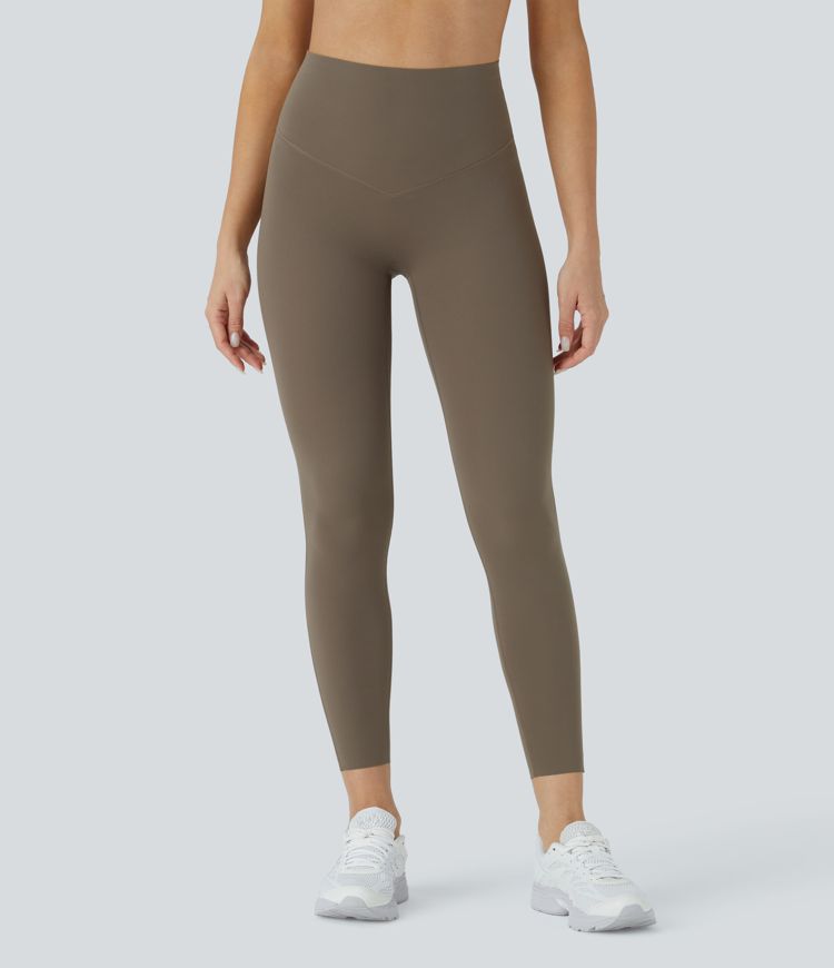 SoCinched High Waisted Butt Lifting Tummy Control Multiple Pockets 7/8 Workout UltraSculpt Leggings