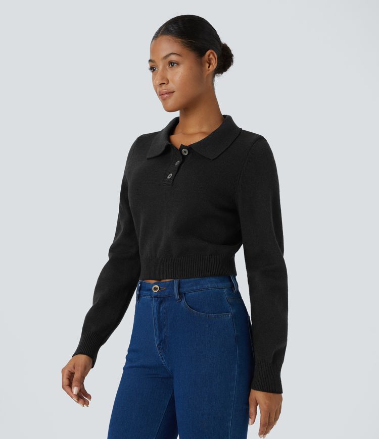 Pull Décontracté à Manches Longues Devant