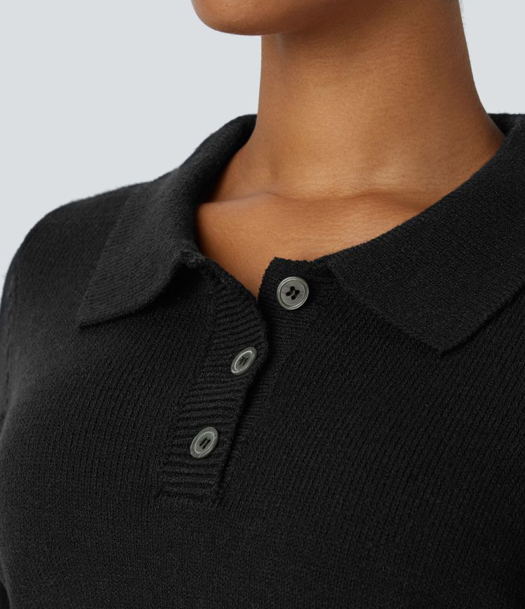 Pull Décontracté à Manches Longues Devant