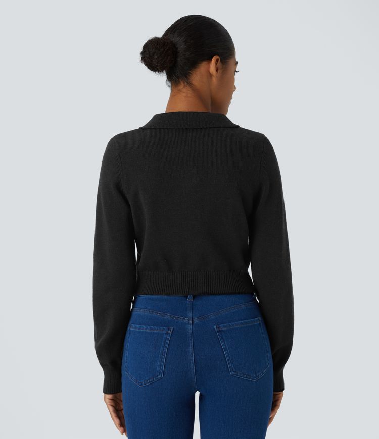 Pull Décontracté à Manches Longues Devant