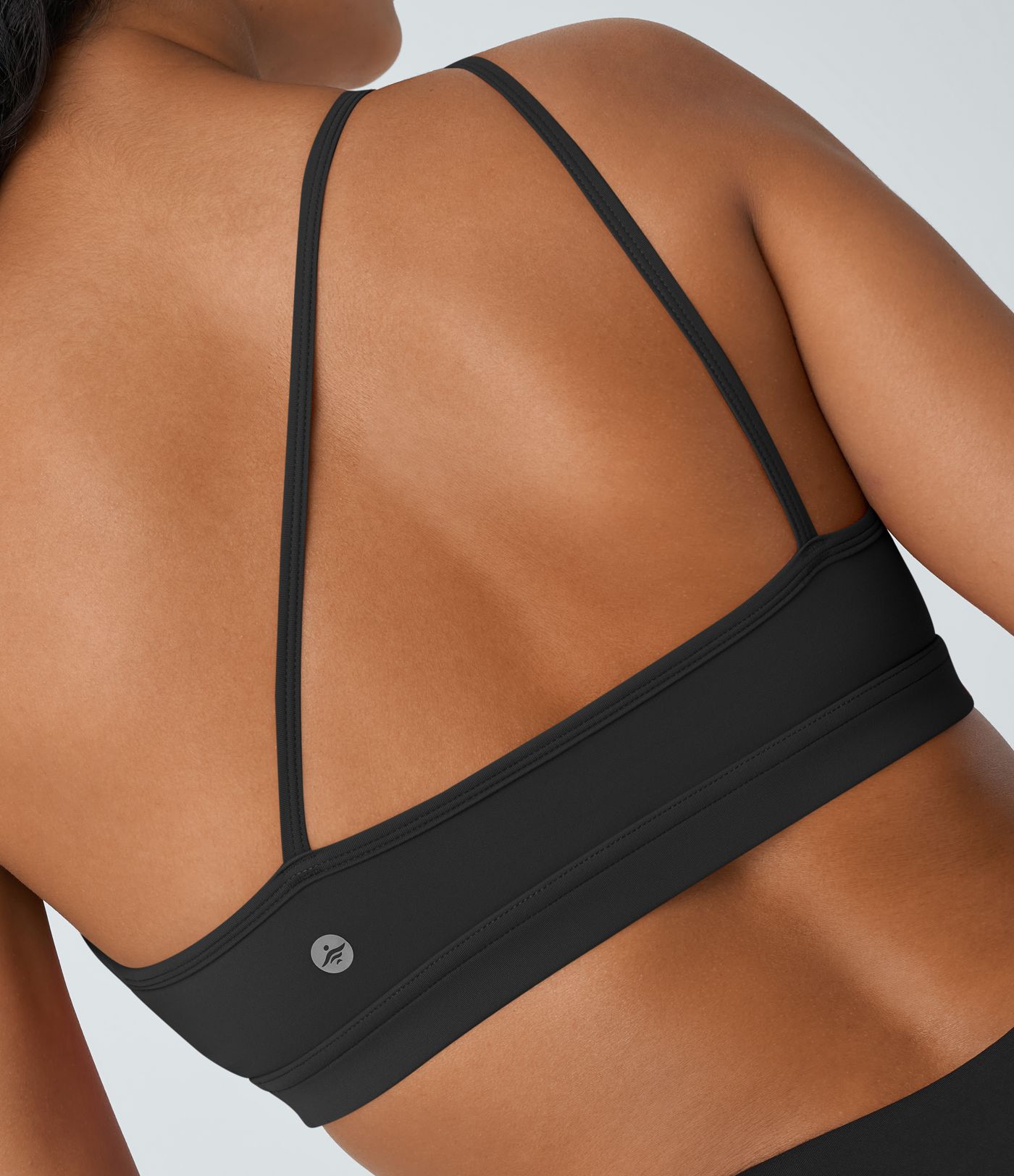 Softlyzero™ Rückenfreier Yoga-Sport-BH mit leichter Stützfunktion und One-Shoulder-Cut-Out-Design