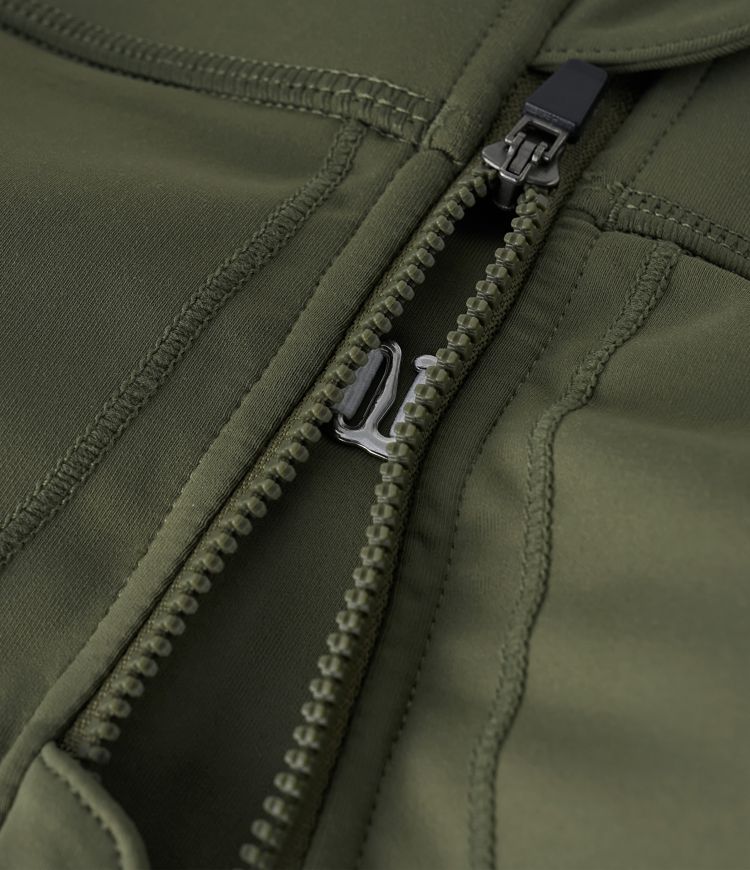 Sujetador SpeedWave™ deportivo correr secado rápido hebilla ajustable espalda cruzada cremallera alta sujeción