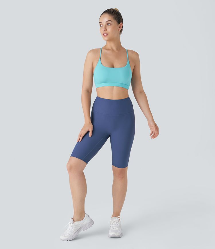 SoftlyZero™ Low Support Cut Out Yoga Sports Bra-UPF50+