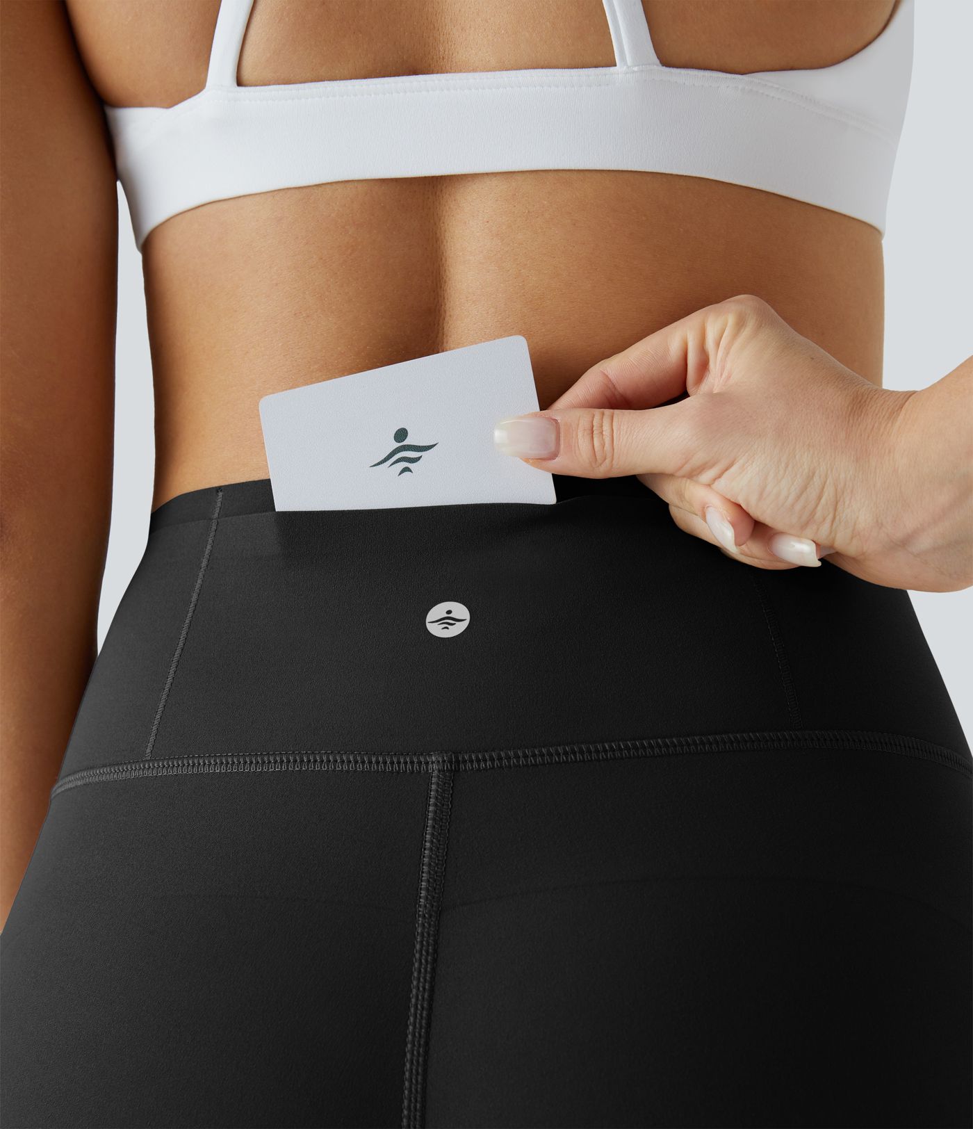 Leggings SoCinched UltraSculpt entrenamiento tiro alto realce glúteo control abdomen múltiple bolsillo 7/8