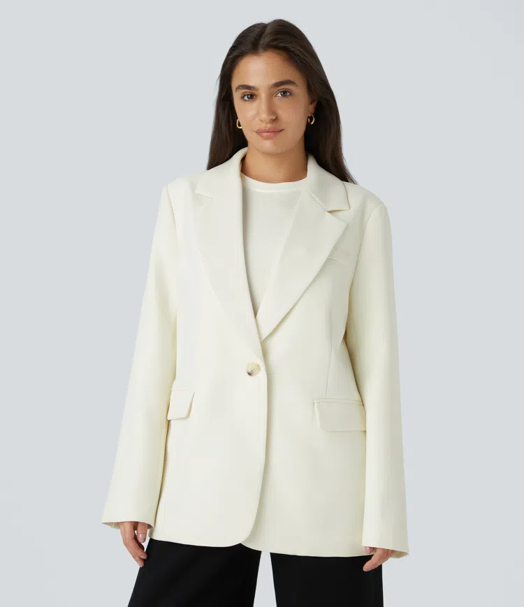 Long Sleeve Pocket Work Blazer