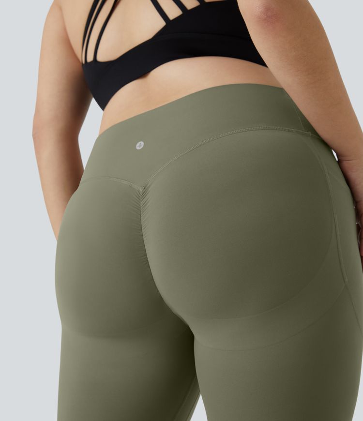 Halara UltraSculpt™ High Waisted Scrunch Butt Lifting Tummy Control Pocket Shaping Training Plus Size Leggings