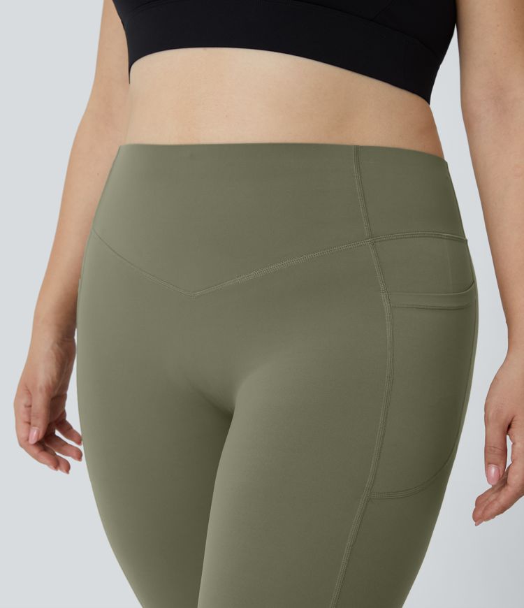 Halara UltraSculpt™ High Waisted Scrunch Butt Lifting Tummy Control Pocket Shaping Training Plus Size Leggings