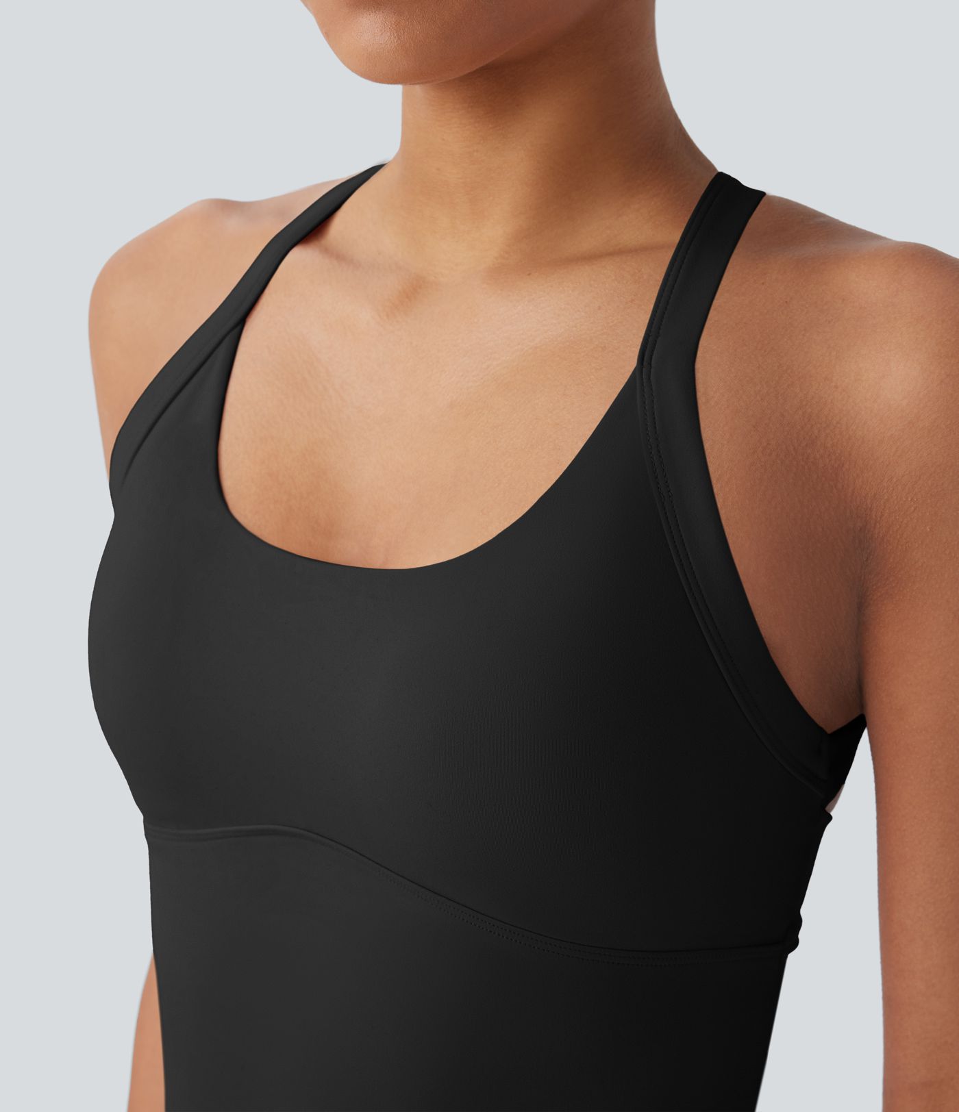 SoftlyZero™ Plush Cut Out Yoga Tank Top A-C Cups