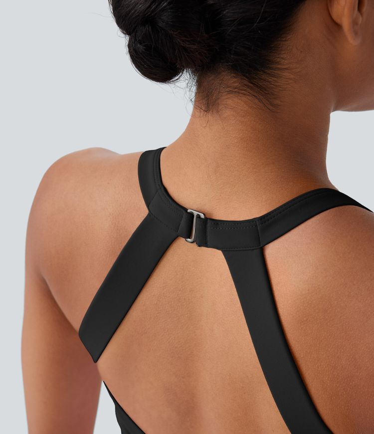 SoftlyZero™ Plush Cut Out Yoga Tank Top A-C Cups