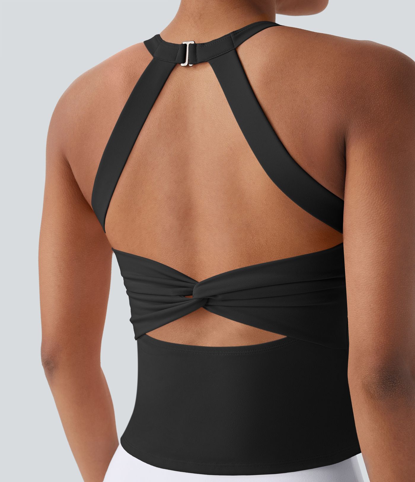 SoftlyZero™ Plush Cut Out Yoga Tank Top A-C Cups