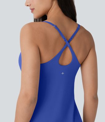 Softlyzero™ Plush Rückenfreies 2-in-1 Mini-Tanzkleid mit Seitentaschen - Easy Peezy Edition