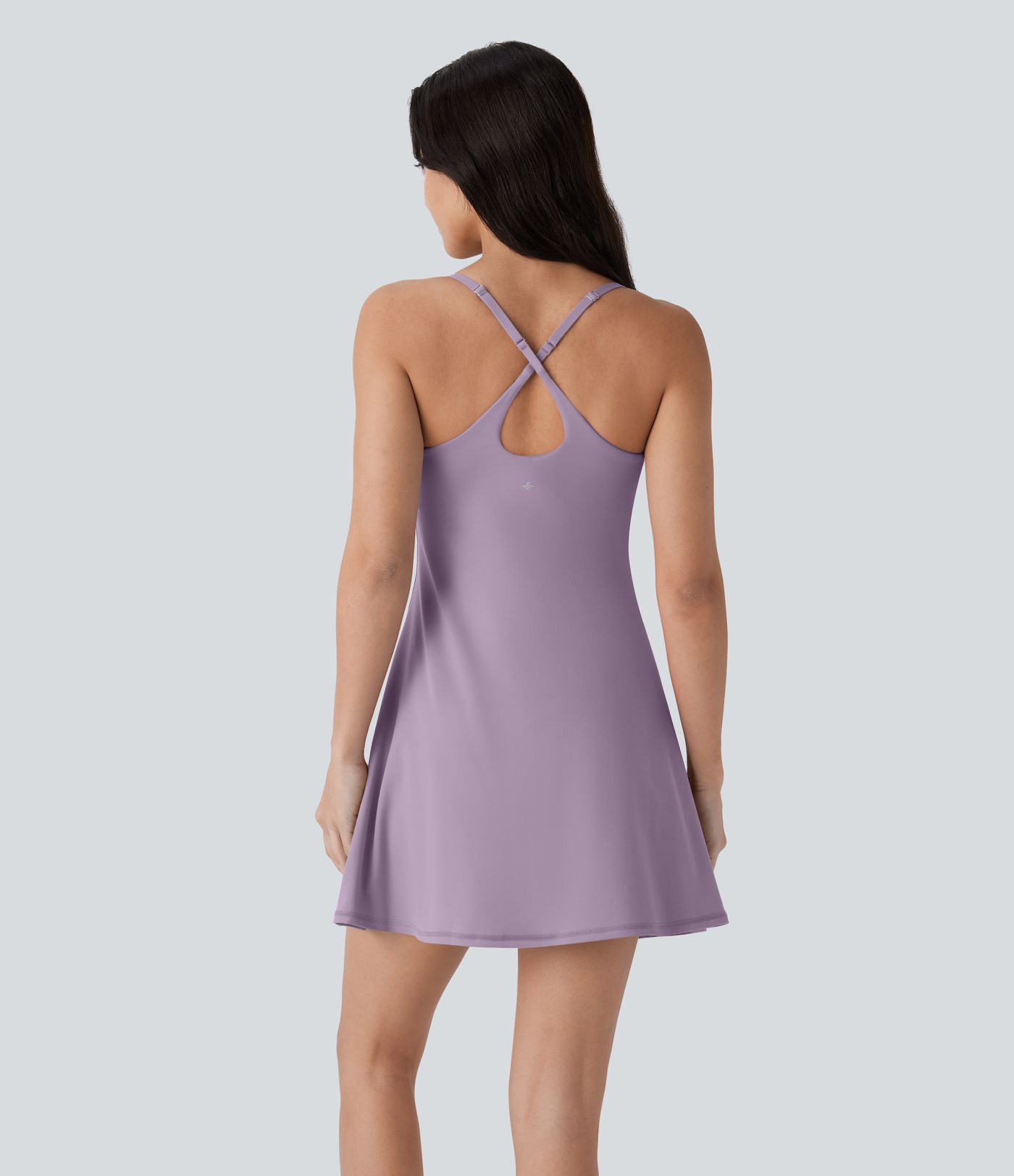 Softlyzero™ Plush Molded Cups Adjustable Strap Backless Dance Active Dress-Easy Peezy Edition