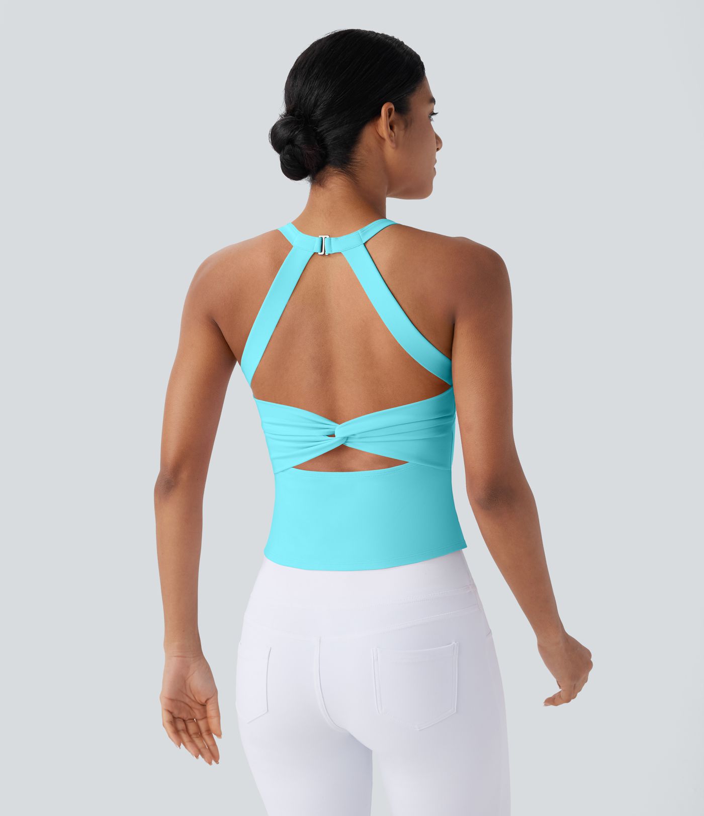 SoftlyZero™ Plush Cut Out Yoga Tank Top A-C Cups