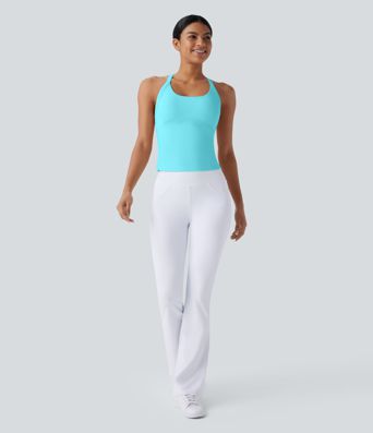 SoftlyZero™ Plush Cut Out Yoga Tank Top A-C Cups