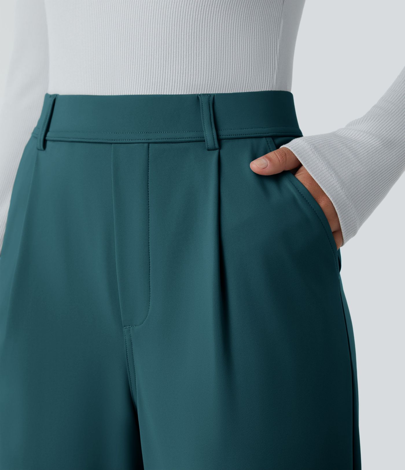 Halara Flex™ DayStretch High Waisted Pocket Work Flare Pants