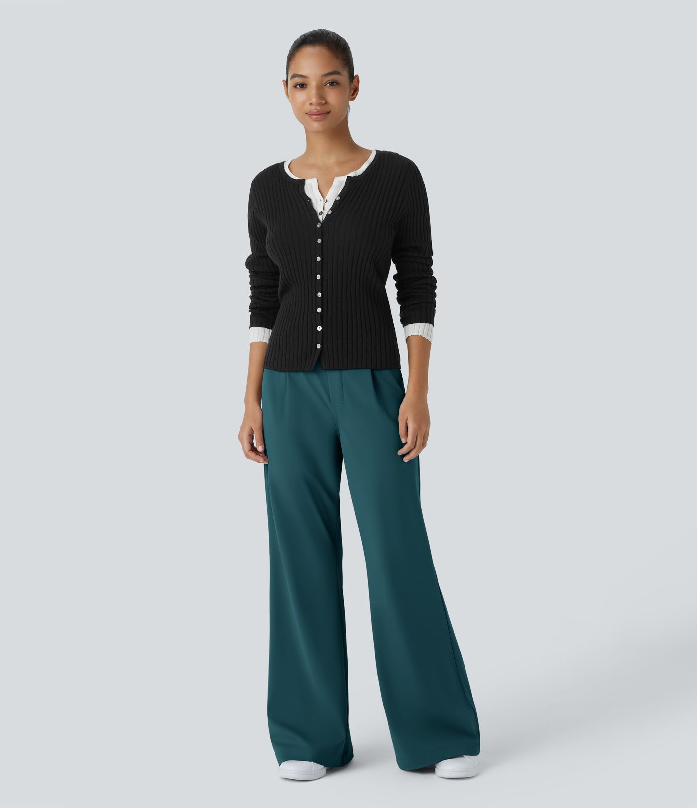 Halara Flex™ DayStretch High Waisted Pocket Work Flare Pants