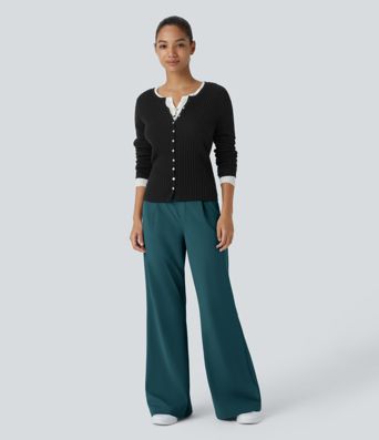 Halara Flex™ DayStretch High Waisted Pocket Work Flare Pants