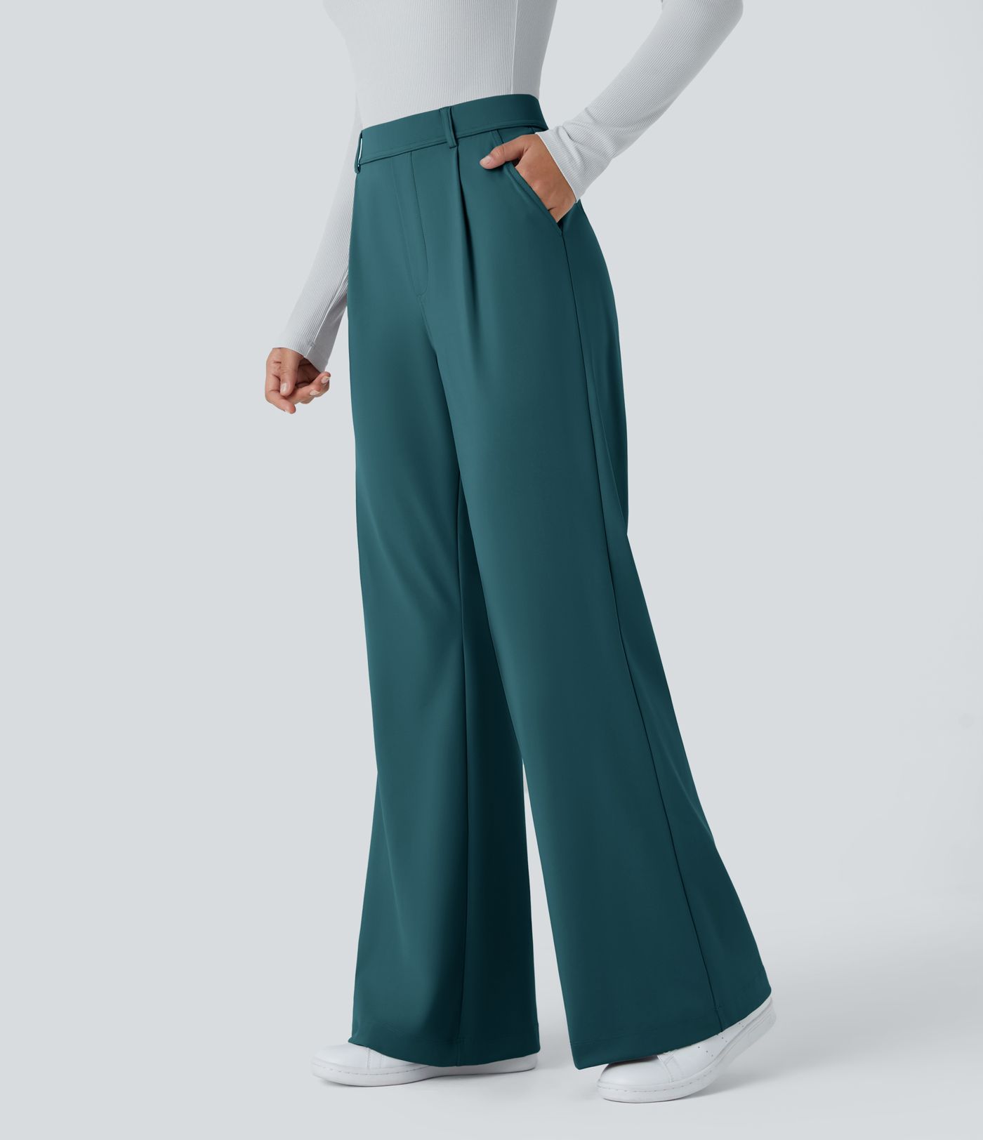 Halara Flex™ DayStretch High Waisted Pocket Work Flare Pants