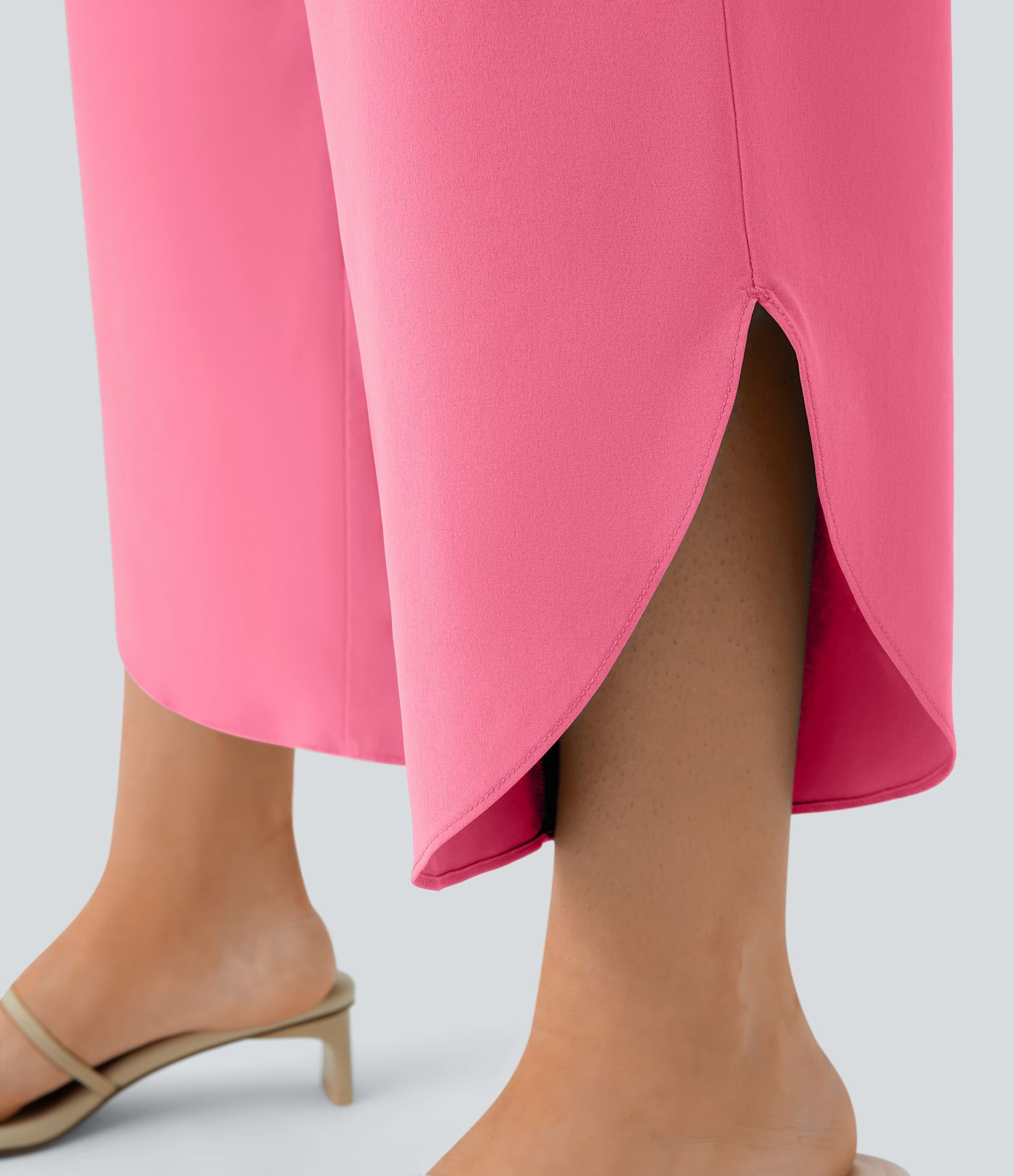 Breezeful™ High Waisted Crossover Quick Dry Resort Pants with Pockets