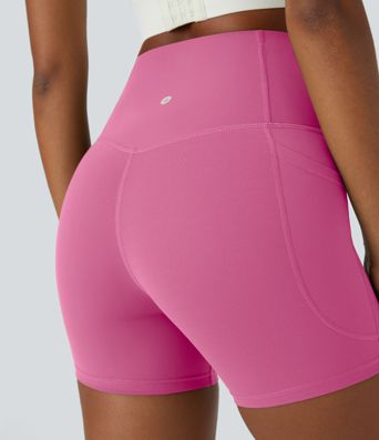 Halara UltraSculpt™ SoCinched High Waist Bauch-Formende Radlerhose mit Seitentasche 5''