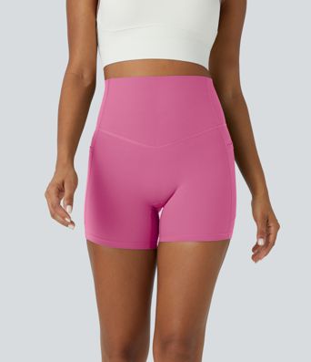 Halara UltraSculpt™ SoCinched High Waist Bauch-Formende Radlerhose mit Seitentasche 5''