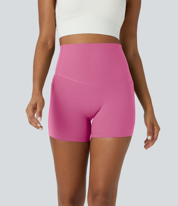Halara UltraSculpt™ SoCinched High Waist Bauch-Formende Radlerhose mit Seitentasche 5''