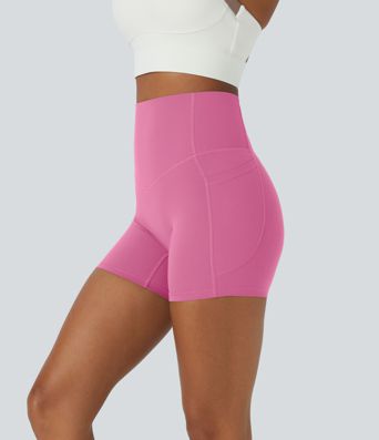 Halara UltraSculpt™ SoCinched High Waist Bauch-Formende Radlerhose mit Seitentasche 5''