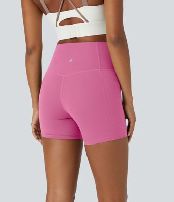 Halara UltraSculpt™ SoCinched High Waist Bauch-Formende Radlerhose mit Seitentasche 5''