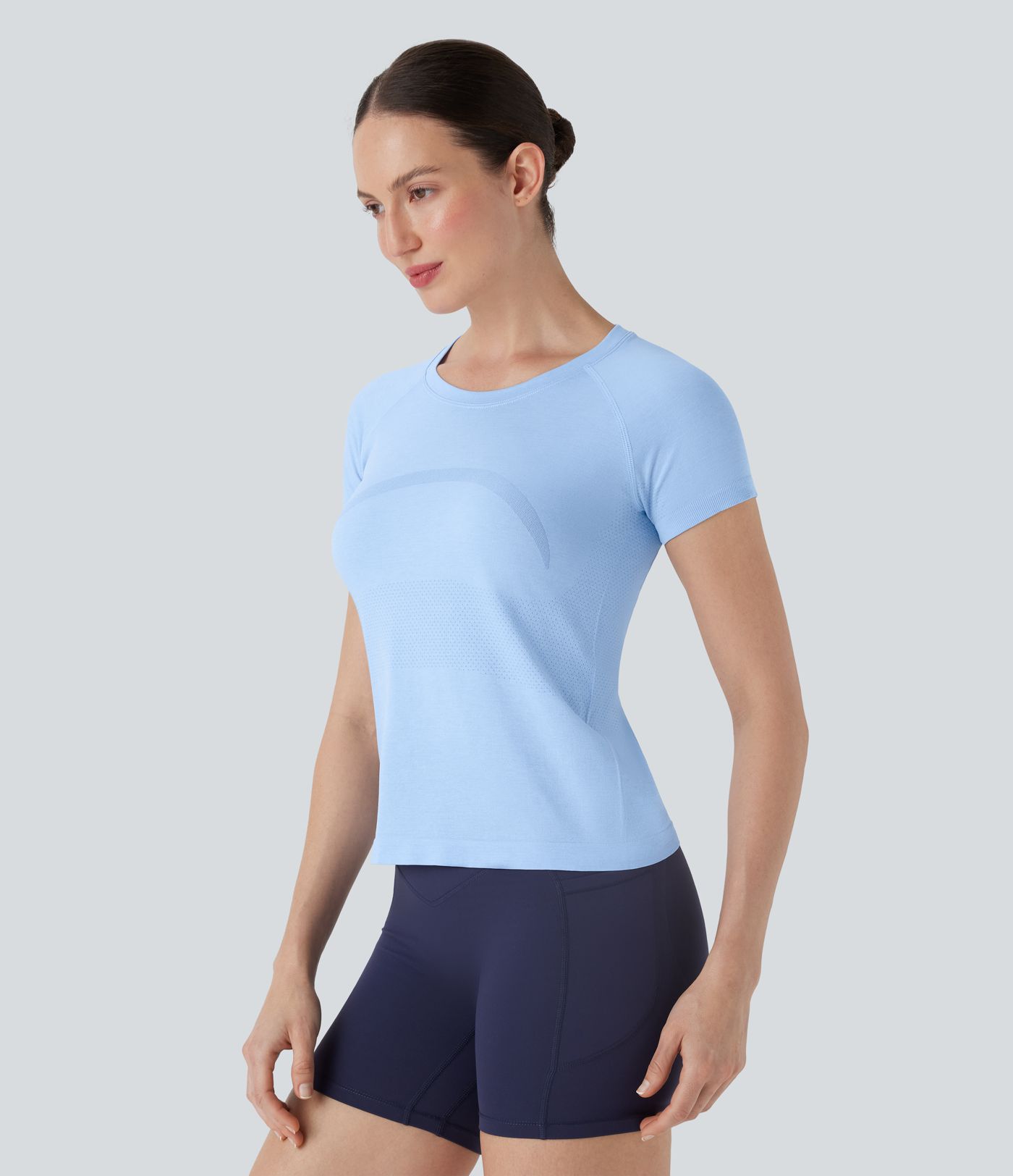 OneForm Seamless Flow Short Sleeve Cut Out Quick Dry Hiking Sports Top