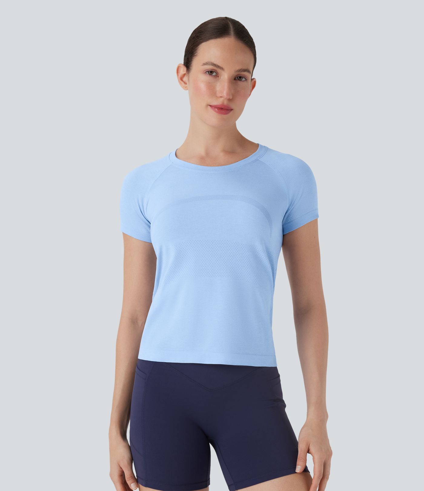 OneForm Seamless Flow Short Sleeve Cut Out Quick Dry Hiking Sports Top