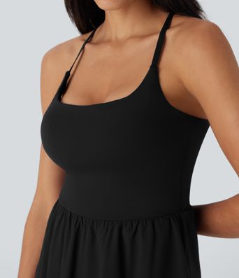 Robe Midi décontractée Breezeful™ Fluide 2 Pieces Séchage Rapide avec Poche pour Bonnets D-F