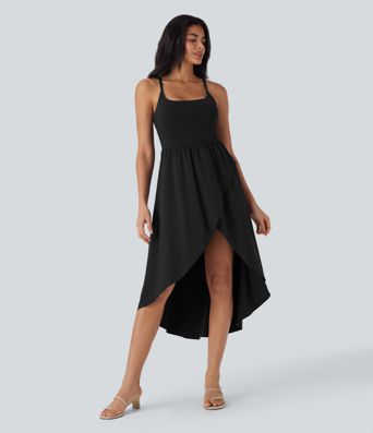 Robe Midi décontractée Breezeful™ Fluide 2 Pieces Séchage Rapide avec Poche pour Bonnets D-F