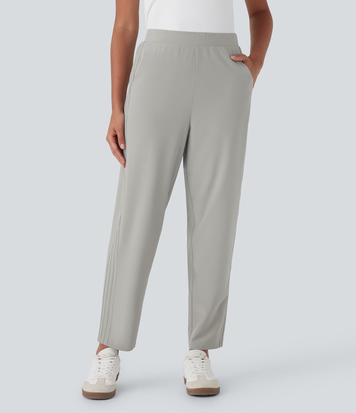 Pantalones de viaje Breezeful™ ajustados de tiro alto de secado rápido con bolsillos laterales