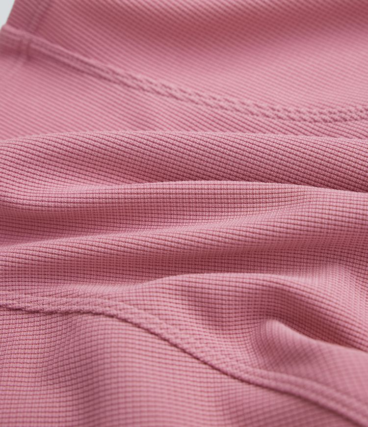 Stand Collar Zipper Ruched Skinny Cropped Waffle Yoga Tank Top