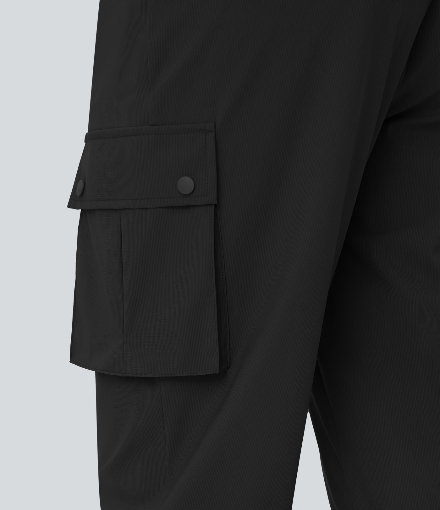 High Waisted Drawstring Quick Dry Dance Cropped Capri Cargo Joggers with Pockets