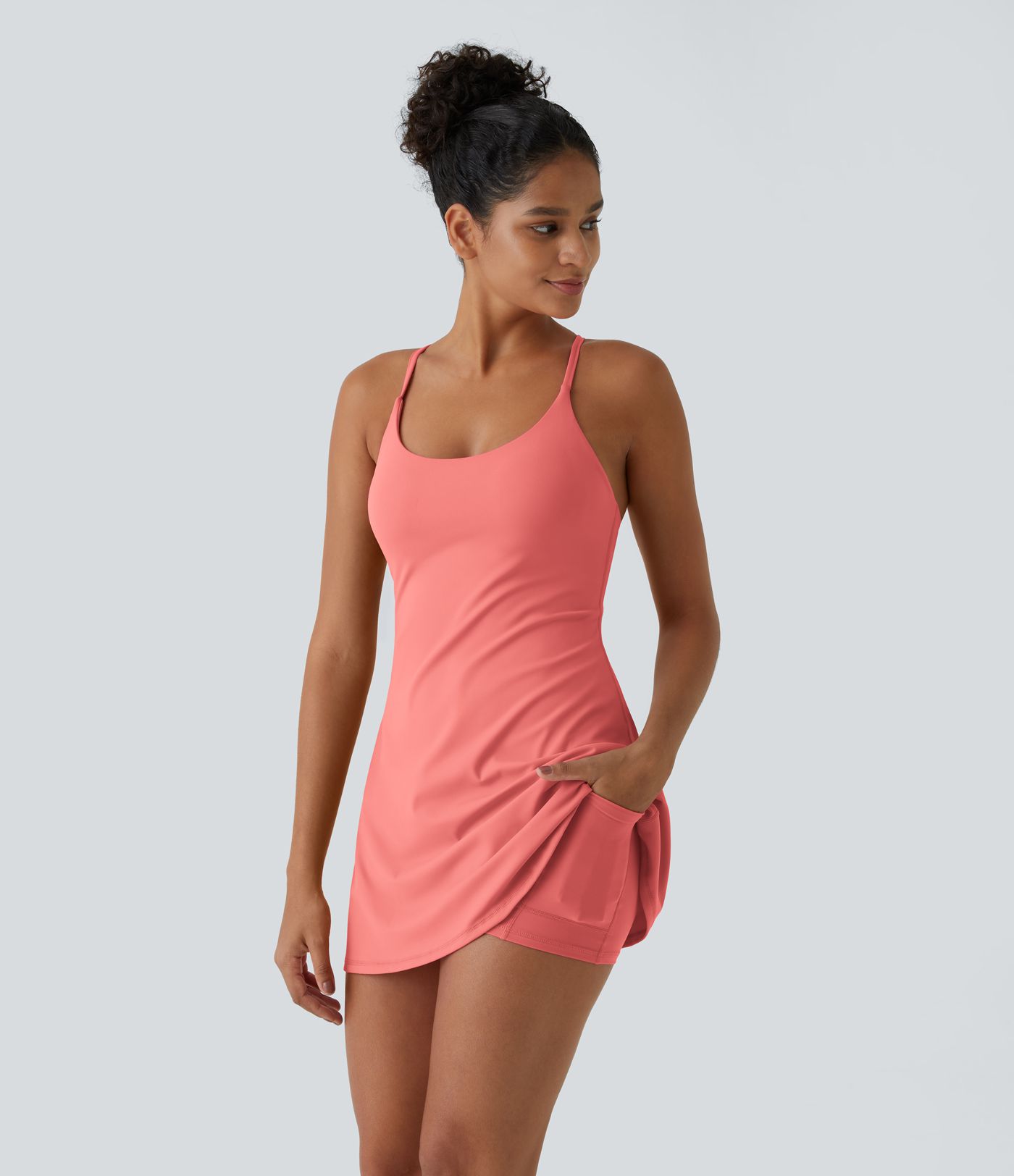 SoftlyZero™ Plush Backless Active Dress-Easy Peezy Edition