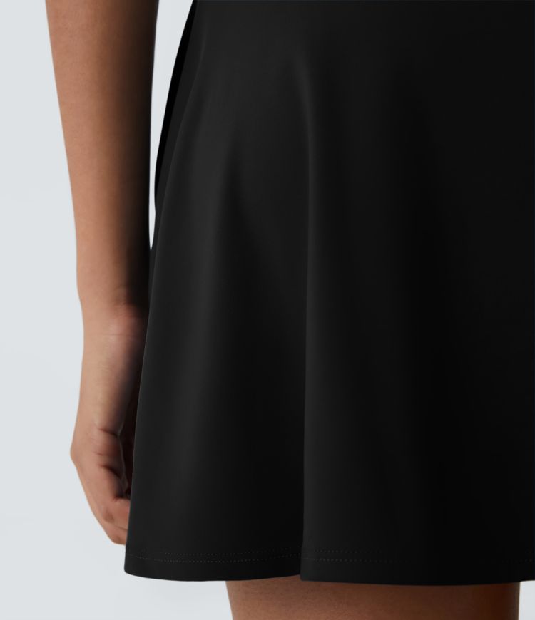 Flare Mini Dance Active Dress-Longer Length