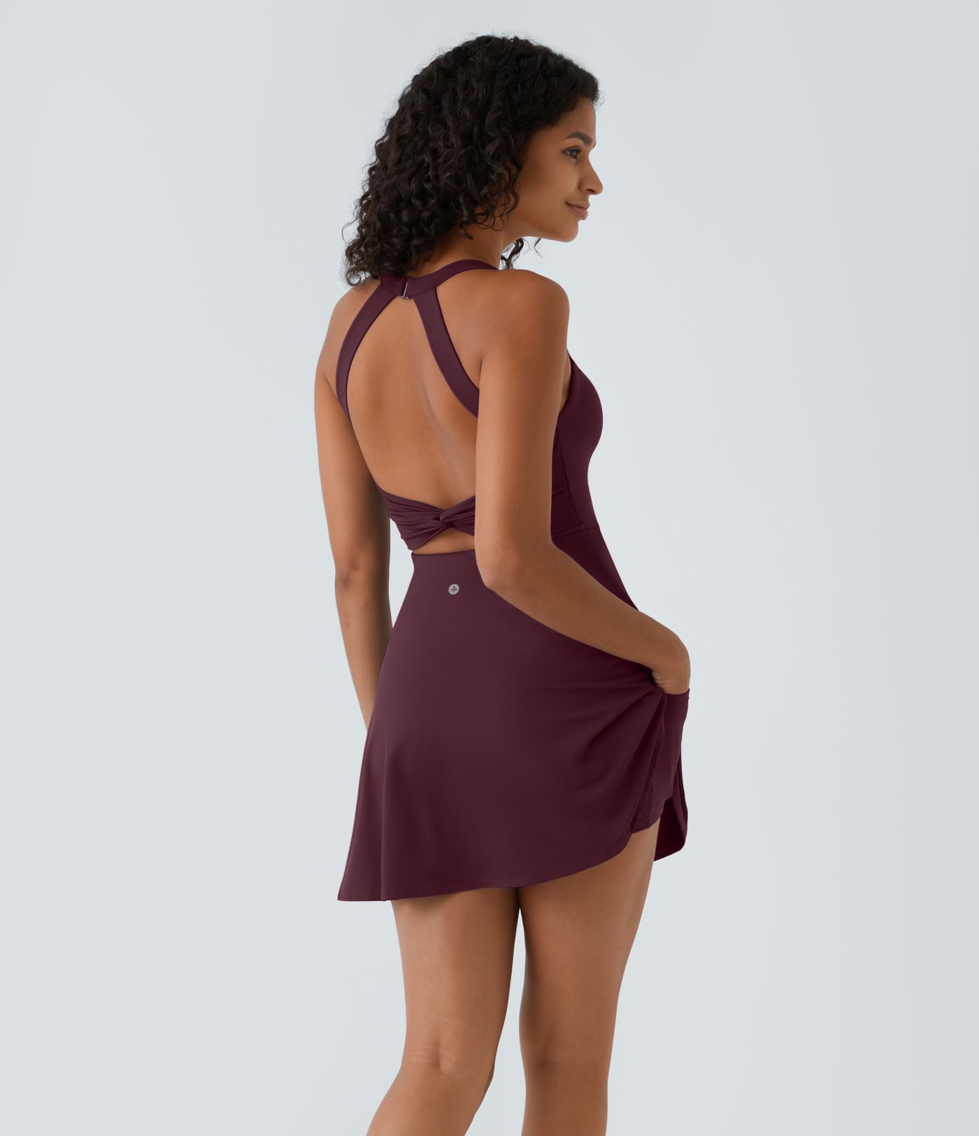 Flare Mini Dance Active Dress-Longer Length