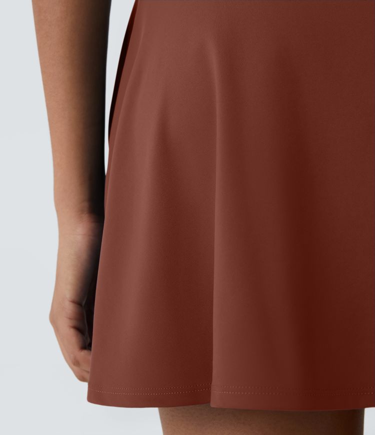 Flare Mini Dance Active Dress-Longer Length
