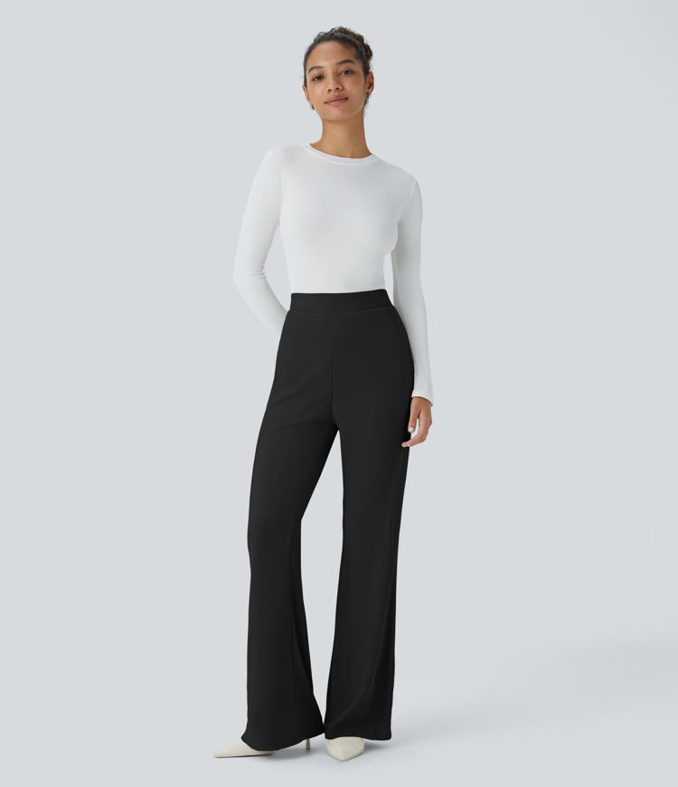 Halara Flex™ High Waisted Pocket Micro Waffle Work Pants