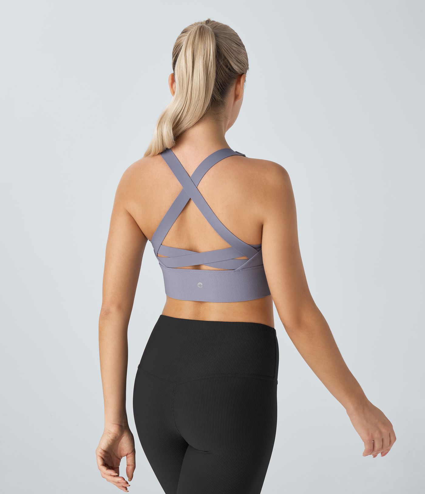 Halara UltraSculpt™ U Neck Adjustable Strap Backless Crisscross Workout Tank Vest Top