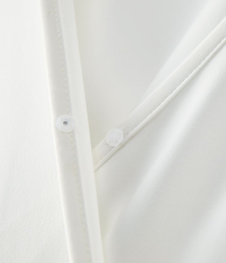 V Neck Long Sleeve Belted Jumpsuit