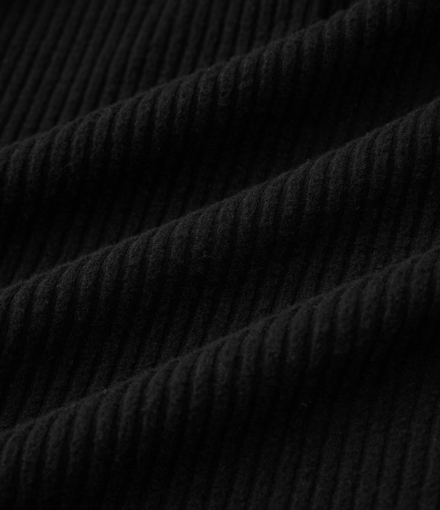 Ribbed Knit Hooded Long Sleeve Split Casual Sweatshirt