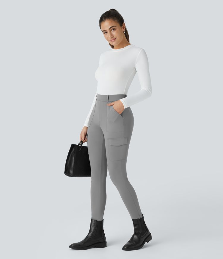 Halara Flex™ High Waisted Pockets Skinny Cargo Work Pants