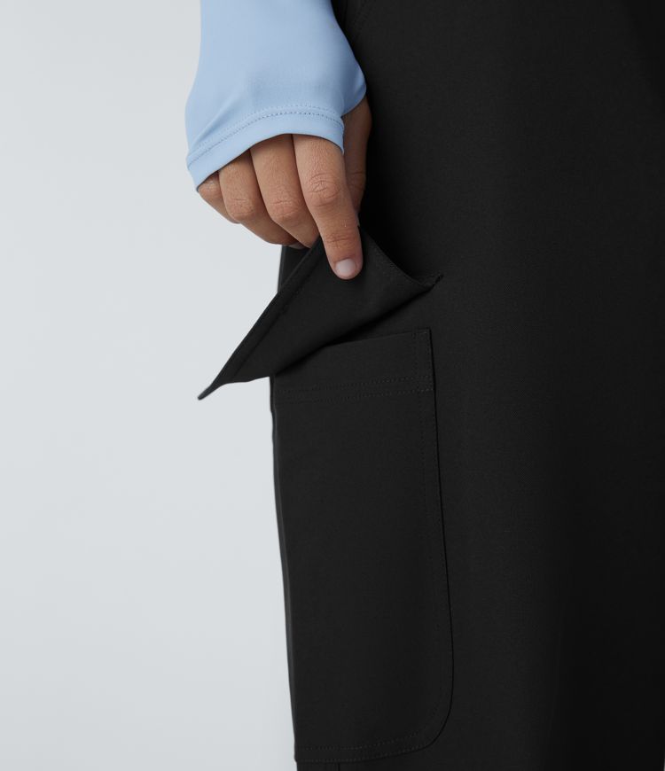 Water Repellent Wear-Resistant High Waisted Multiple Pockets Camping Cargo Trousers