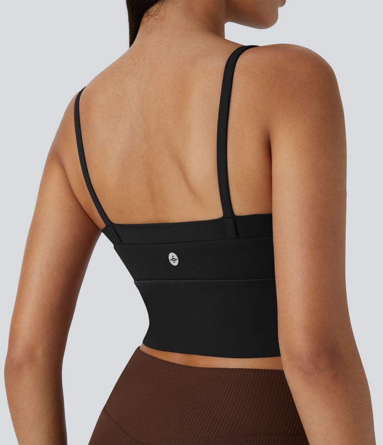 Brassière de sport yoga SoftlyZero™ soutien léger col V - UPF50+ bonnets A-C
