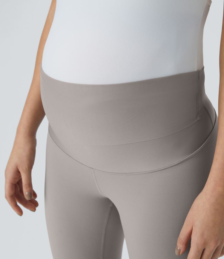 Leggings premamá Softlyzero™ yoga tiro superalto 7/8 pulgada-UPF50+