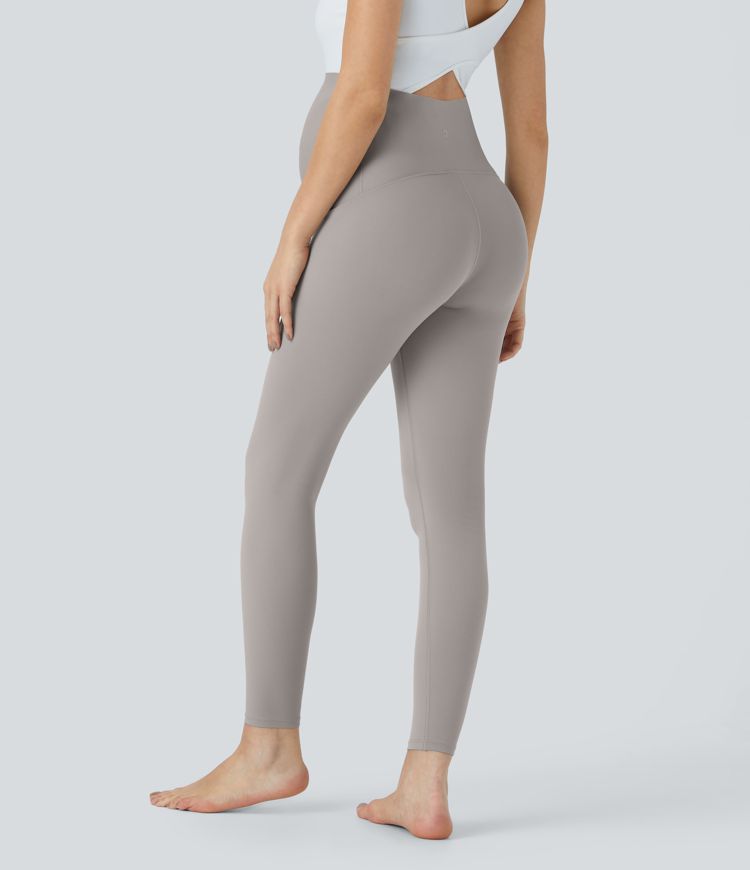 Leggings premamá Softlyzero™ yoga tiro superalto 7/8 pulgada-UPF50+