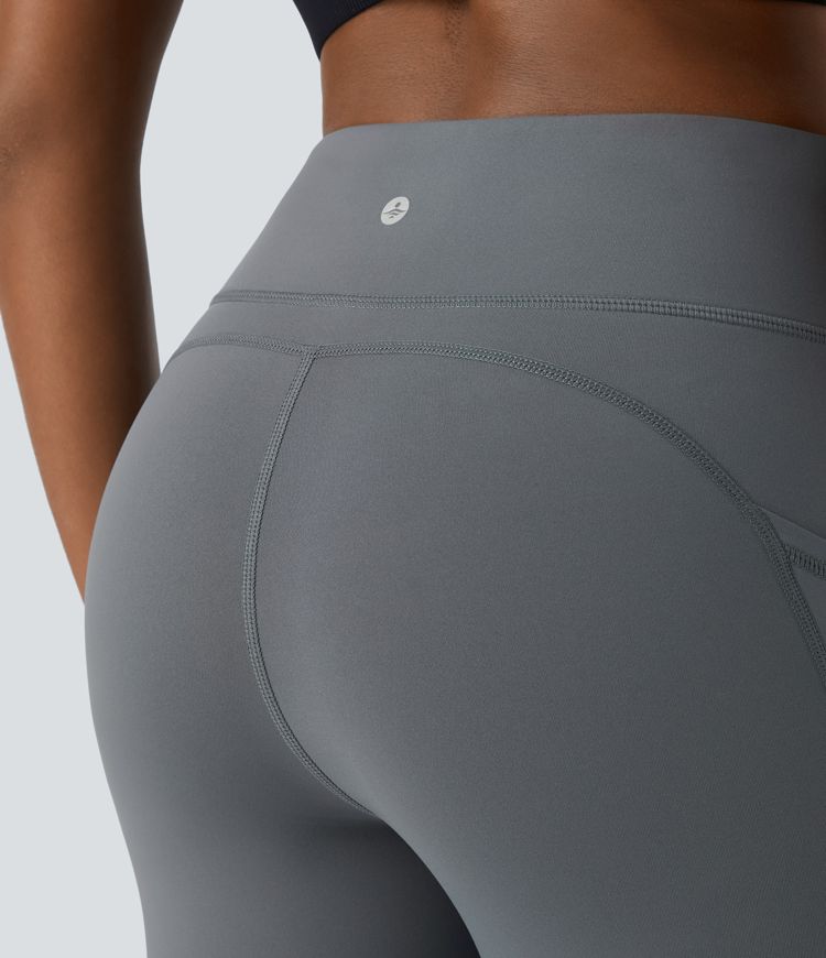 High Waist Side Pocket Thermal Yoga Leggings